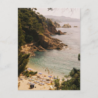 Postal Tomar el sol en Blanes