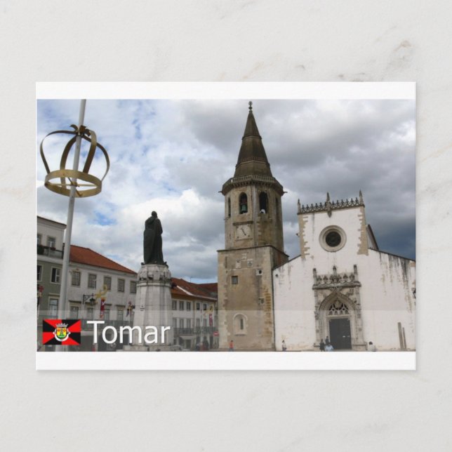 Postal Tomar, Portugal (Anverso)