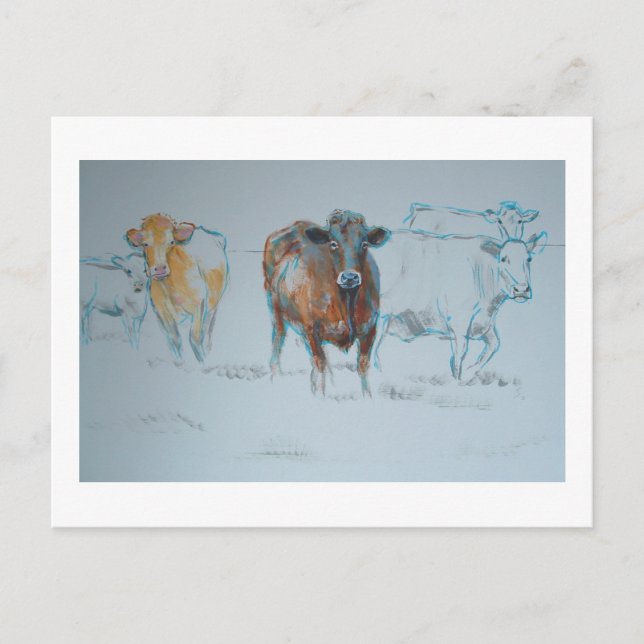 Postal Tomar una postura (Anverso)