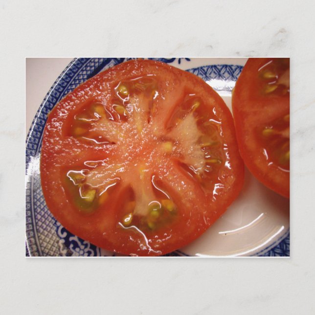 Postal Tomate La Rodaja Perfecta (Anverso)