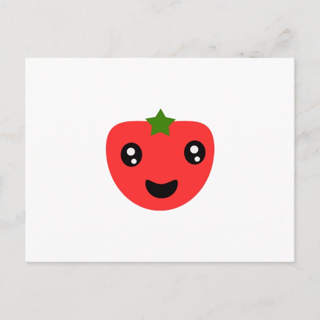 Postal Tomate lindo y feliz (Anverso)