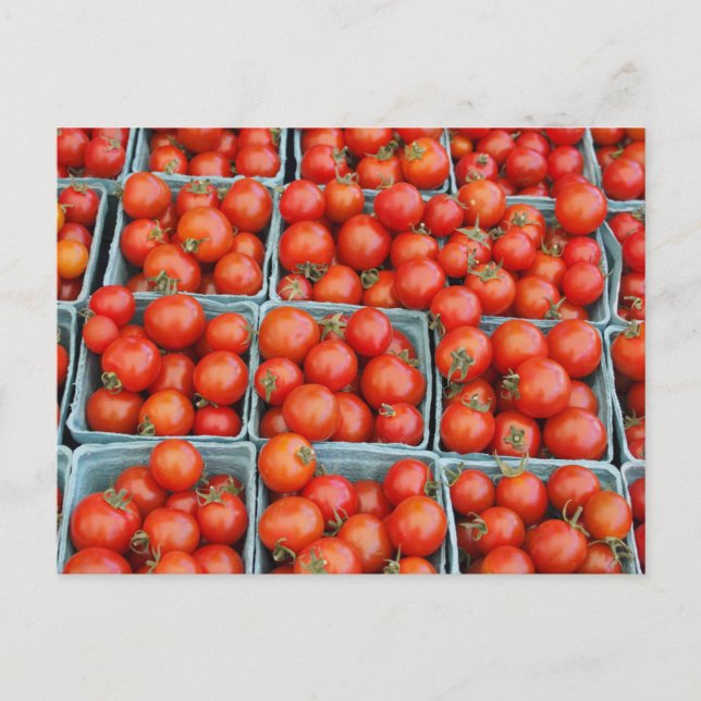 Postal Tomates en venta (Anverso)
