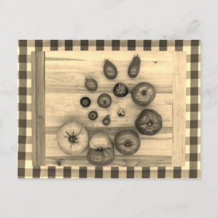 Postal Tomates Hipnóticos Heirloom -