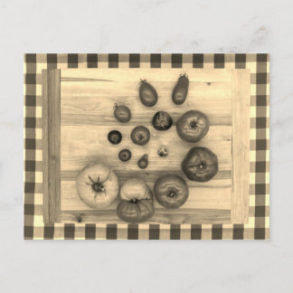 Postal Tomates Hipnóticos Heirloom -
