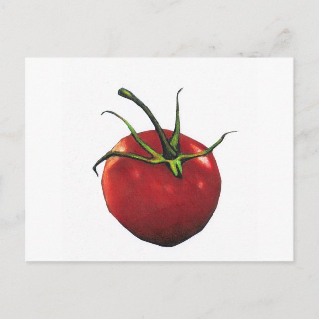 POSTAL TOMATO ROJO BRILLANTE (Anverso)