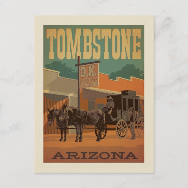 Postal Tombstone, Arizona (Anverso)