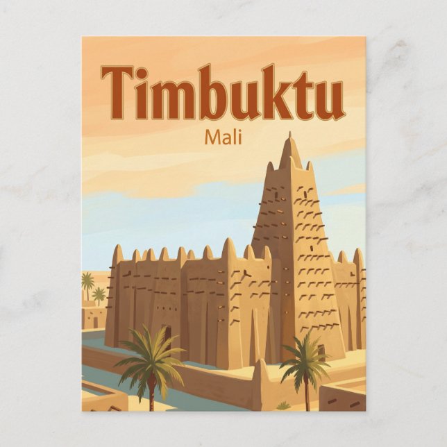 Postal Tombuctú Malí (Anverso)