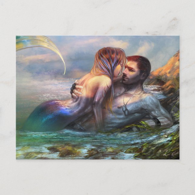 Postal Tome mi respiración ausente (Anverso)