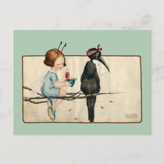 Postal Tome su medicina (Anverso)