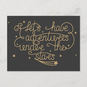 Postal Tomemos aventuras