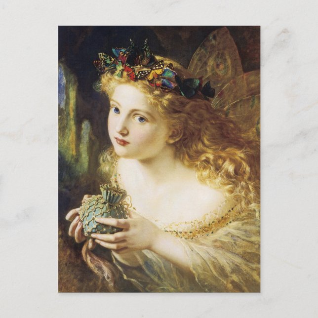 Postal Tomemos el rostro justo de la mujer (Anverso)