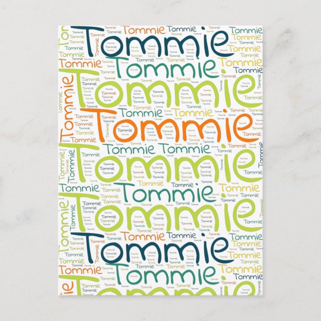 Postal Tommie (Anverso)