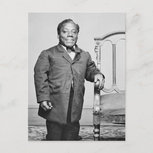 Postal Tommy japonés, ministro afroamericano, años 1860 (Anverso)