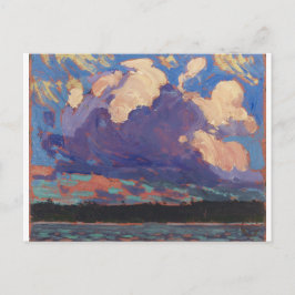 Postal Tommy Thomson Ontario Landscape Evening Cloud