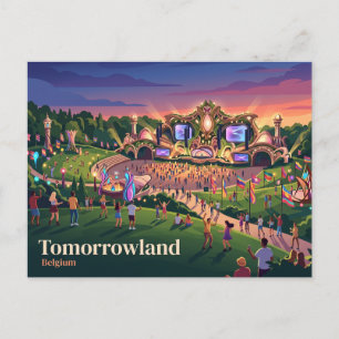 Postal Tomorrowland Boom Bélgica