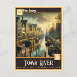 Postal Toms River, Nueva Jersey | Vintage