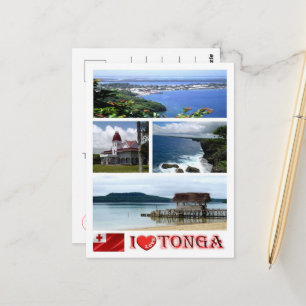Postal Tonga - Te Amo -