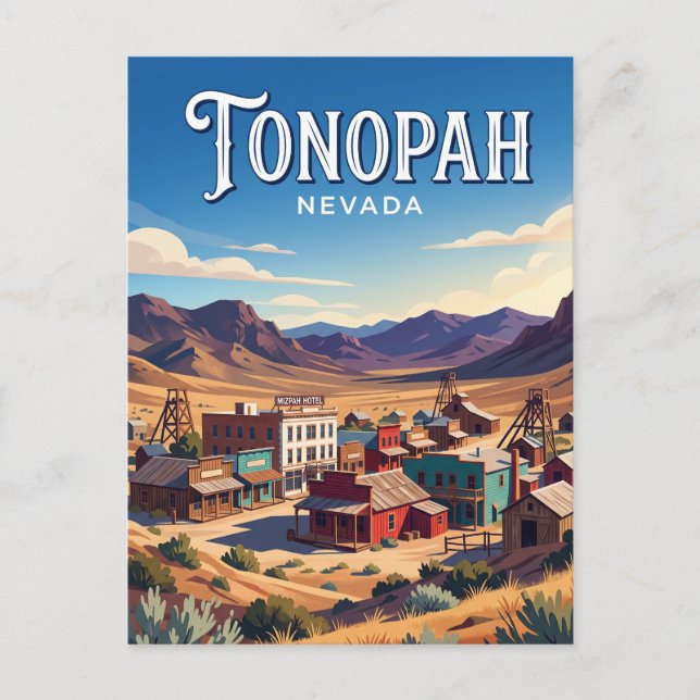 Postal Tonopah, Nevada (Anverso)