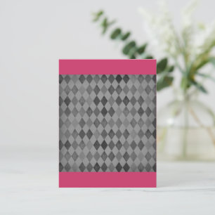Postal Tonos De Diamantes Grises