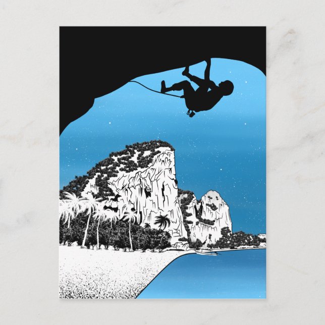 Postal Tonsai Beach Climbing Thailand (Anverso)