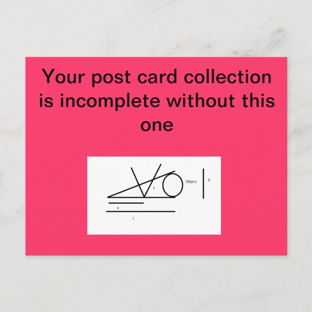 Postal tonta de la franja de la cuña (Anverso)