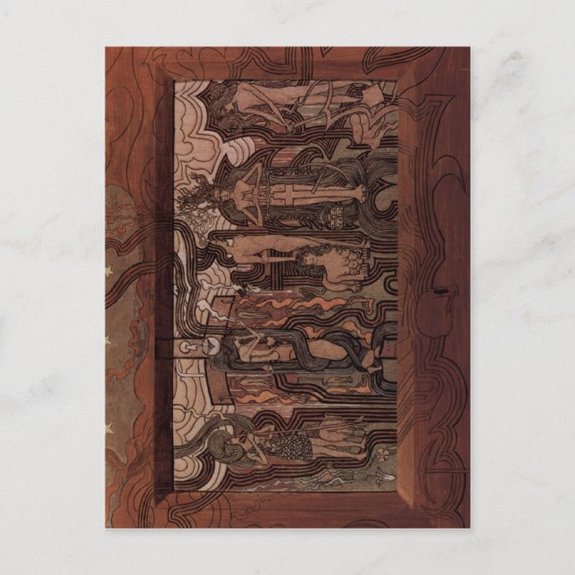 Postal Toorop, Jan Das Lied der Zeit 1893 Technique Paste (Anverso)