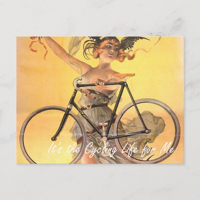 Postal TOP Es la vida de ciclismo para mí (Anverso)