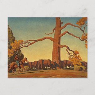 Postal Top of the Ridge, 1933 por Maynard Dixon