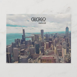 Postal Top of the World, Chicago, fecha de Personalizable