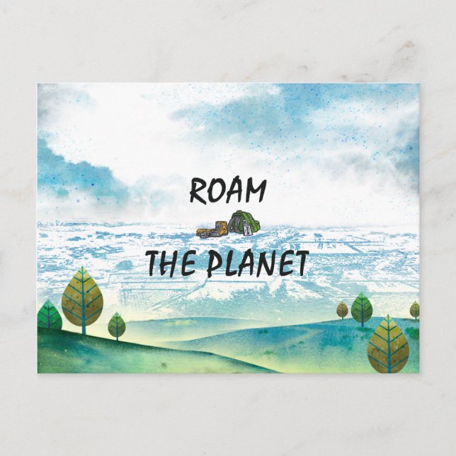 Postal TOP Roam the Planet (Anverso)