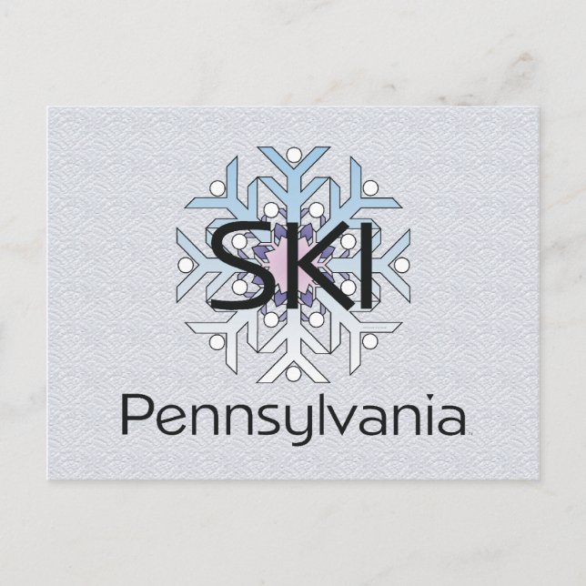 Postal TOP Ski Pennsylvania (Anverso)