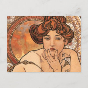 Postal Topaz de Mucha