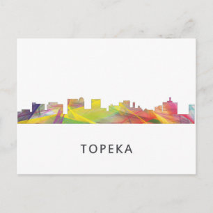 POSTAL TOPEKA KANSAS SKYLINE WB1 -