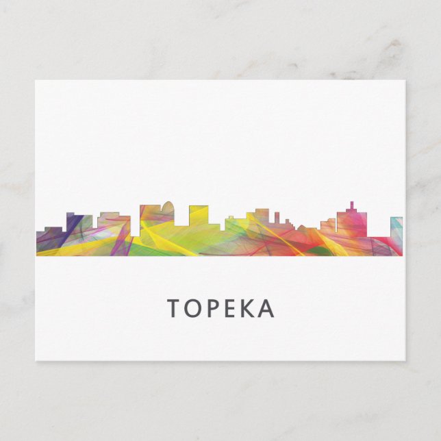 POSTAL TOPEKA KANSAS SKYLINE WB1 - (Anverso)