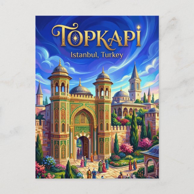 Postal Topkapi Palace, Istanbul, Marmara (Anverso)