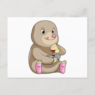 Postal Topo como jugador con joystick