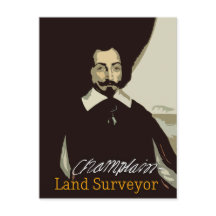 Topógrafo de Samuel de Champlain Land