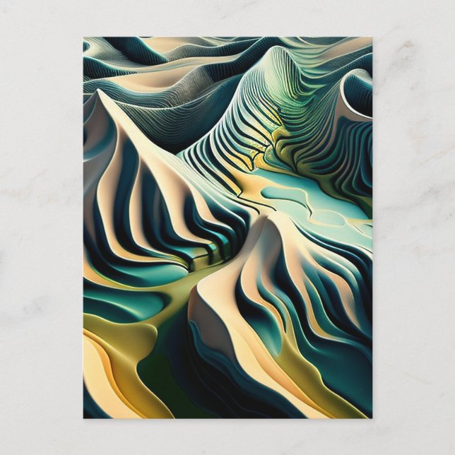 Postal Topographic Currents (Anverso)