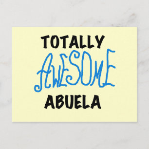 Postal Toques azules de Abuela y GIfts totalmente impresi