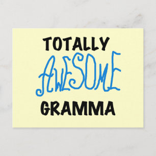 Postal Toques de Blue Tshirts Gramma totalmente impresion