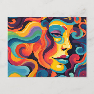 Postal Torbellino Vibrante de Emociones
