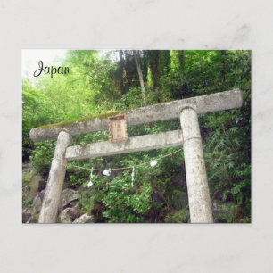 Postal torii de madera de hakone