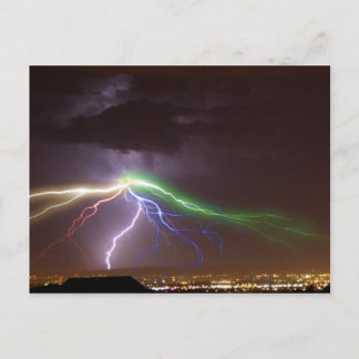Postal Tormenta de colores de Albuquerque
