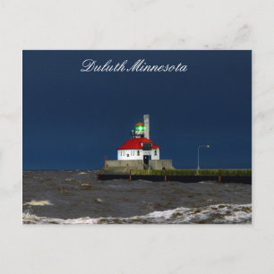 Postal Tormenta de faro