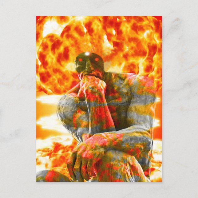 Postal Tormenta de inteligencia atómica (Anverso)