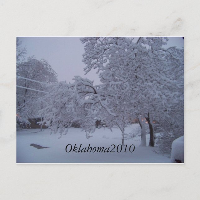 Postal tormenta de invierno2010 (oklahoma) (Anverso)