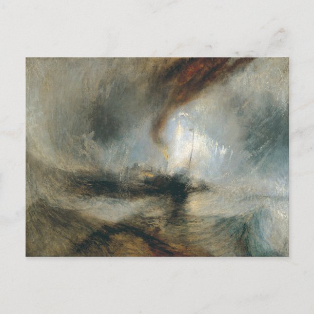 Postal Tormenta de nieve (Anverso)