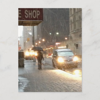 Postal Tormenta de nieve de Nueva York