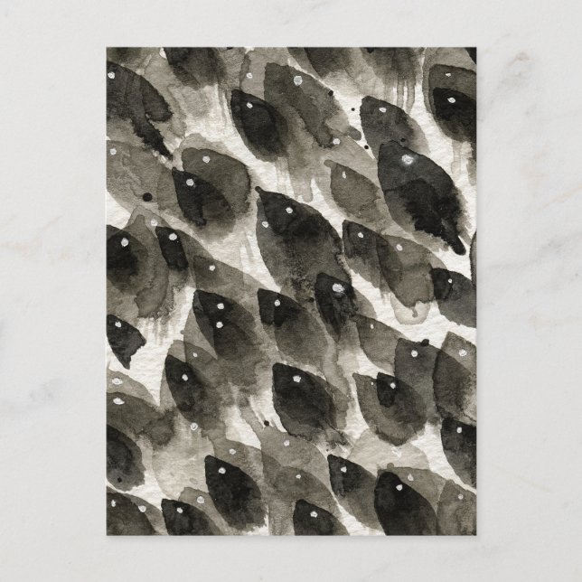 Postal Tormenta de peces (Anverso)