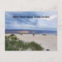 Tormenta de playa de Hilton Head Island South Caro